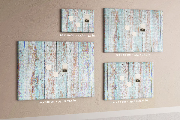 Cork display board Pastel wood