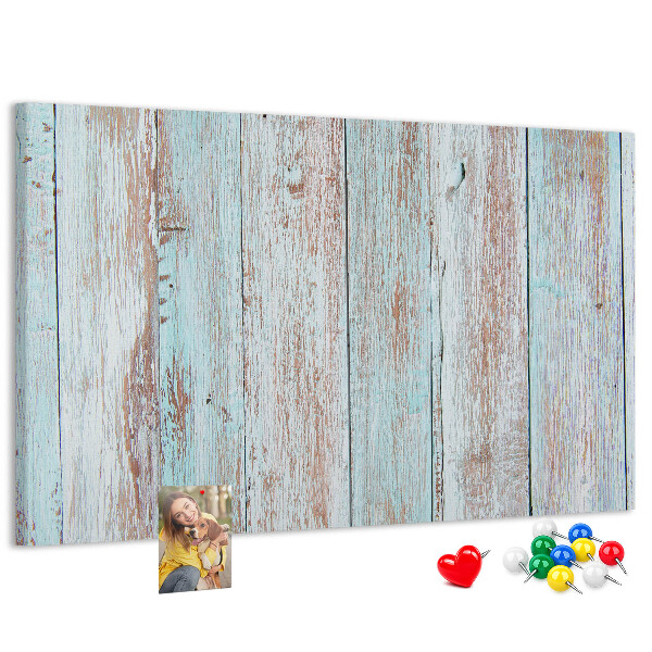 Cork display board Pastel wood