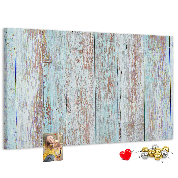 Cork display board Pastel wood