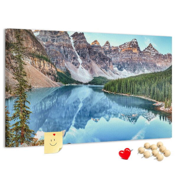 Cork display board Mountain landscape
