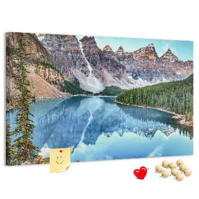 Cork display board Mountain landscape