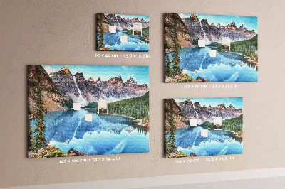 Cork display board Mountain landscape
