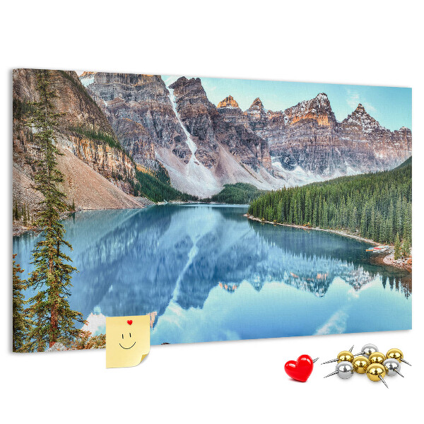 Cork display board Mountain landscape