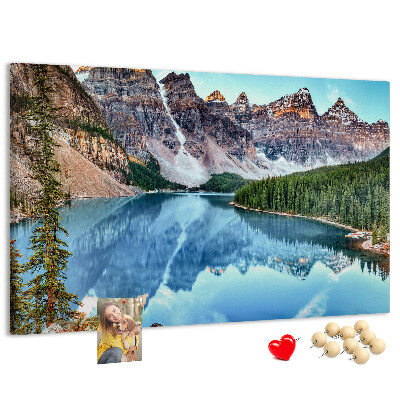 Cork display board Mountain landscape