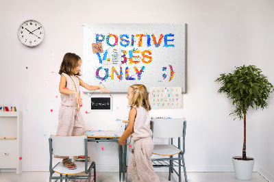 Cork memo board Positive quote