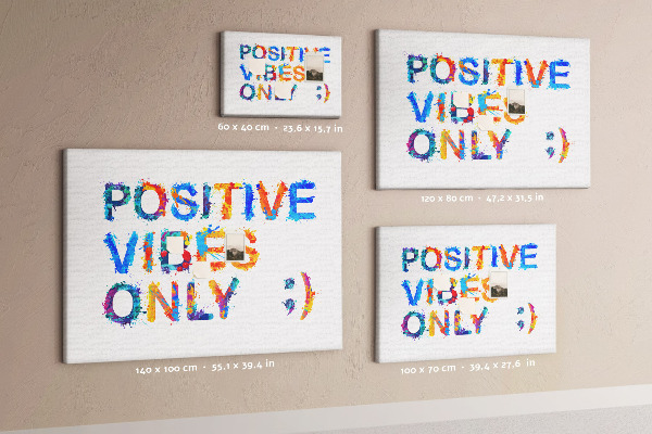 Cork memo board Positive quote