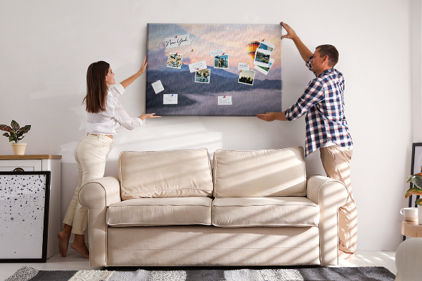 Cork board Beautiful landscape