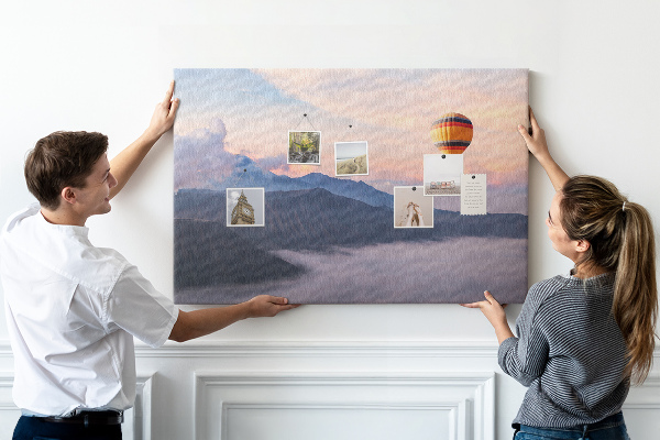 Cork board Beautiful landscape
