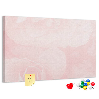 Cork display board Blooming roses