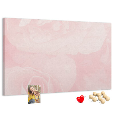 Cork display board Blooming roses
