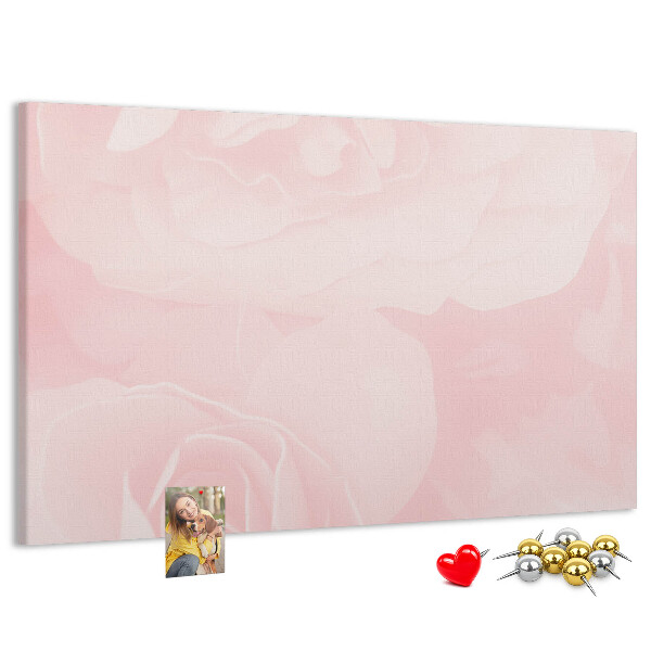 Cork display board Blooming roses