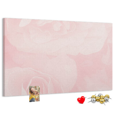 Cork display board Blooming roses