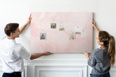 Cork display board Blooming roses