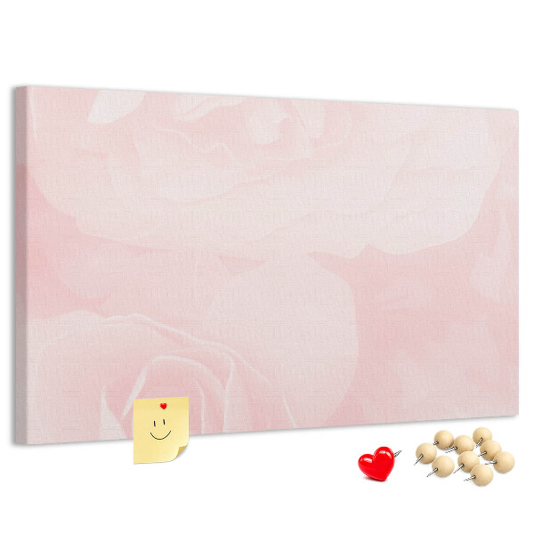 Cork display board Blooming roses