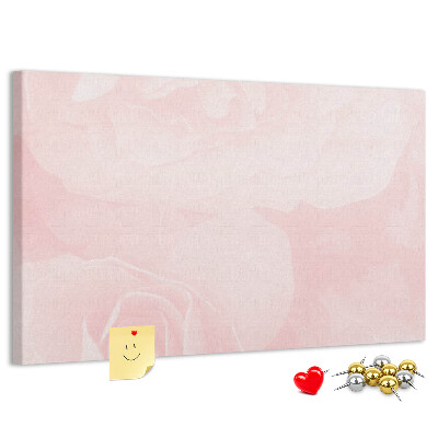 Cork display board Blooming roses