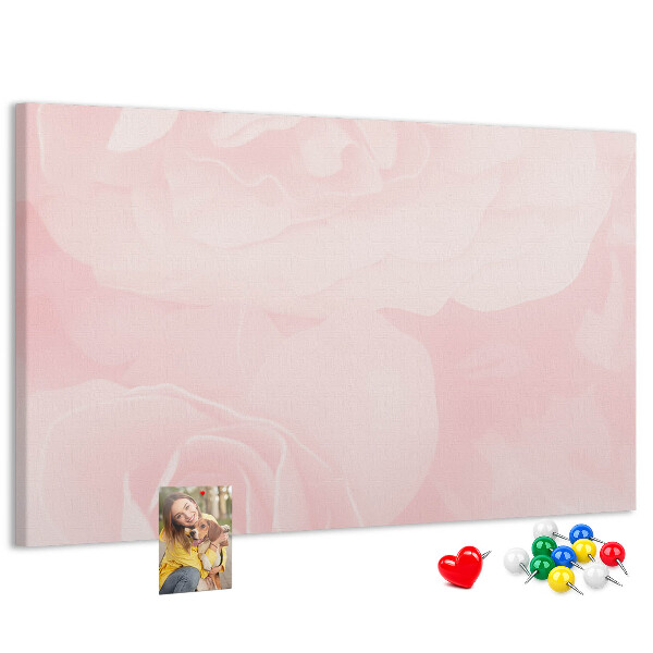 Cork display board Blooming roses