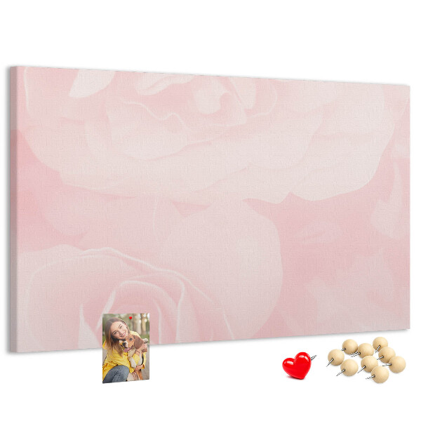 Cork display board Blooming roses