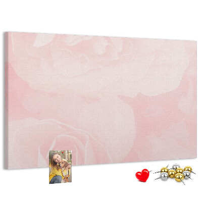 Cork display board Blooming roses