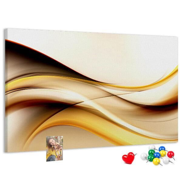 Cork board Wave abstraction