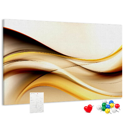 Cork board Wave abstraction