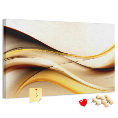 Cork board Wave abstraction