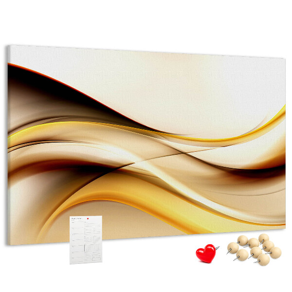 Cork board Wave abstraction