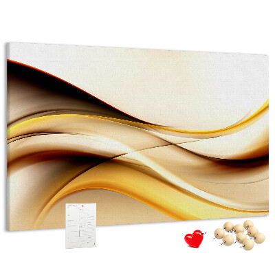 Cork board Wave abstraction