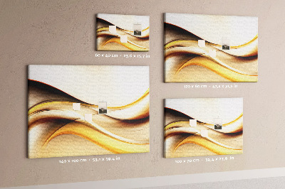 Cork board Wave abstraction