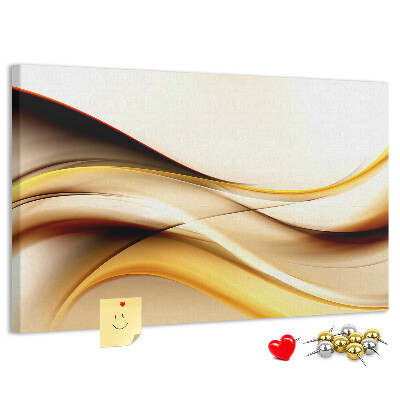 Cork board Wave abstraction