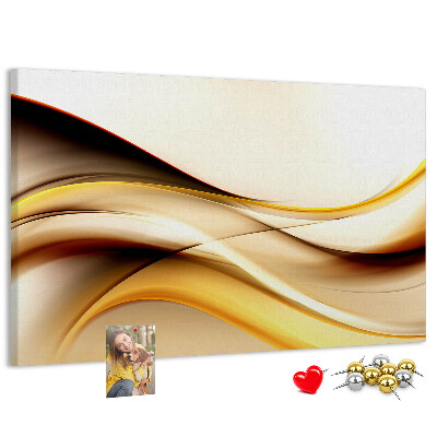 Cork board Wave abstraction