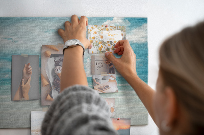 Cork board Sea landscape
