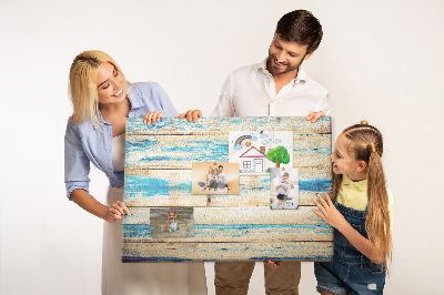 Cork display board Scratched wood