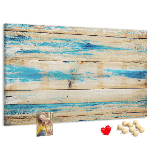 Cork display board Scratched wood