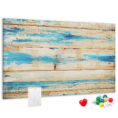 Cork display board Scratched wood