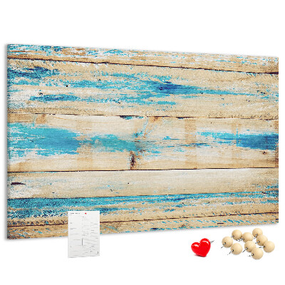 Cork display board Scratched wood