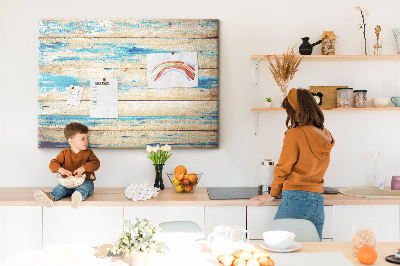 Cork display board Scratched wood