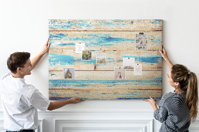 Cork display board Scratched wood