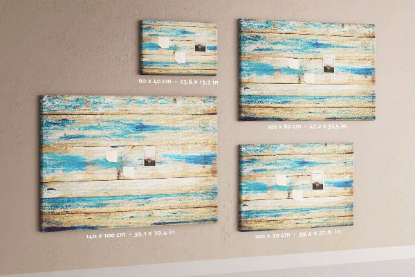 Cork display board Scratched wood