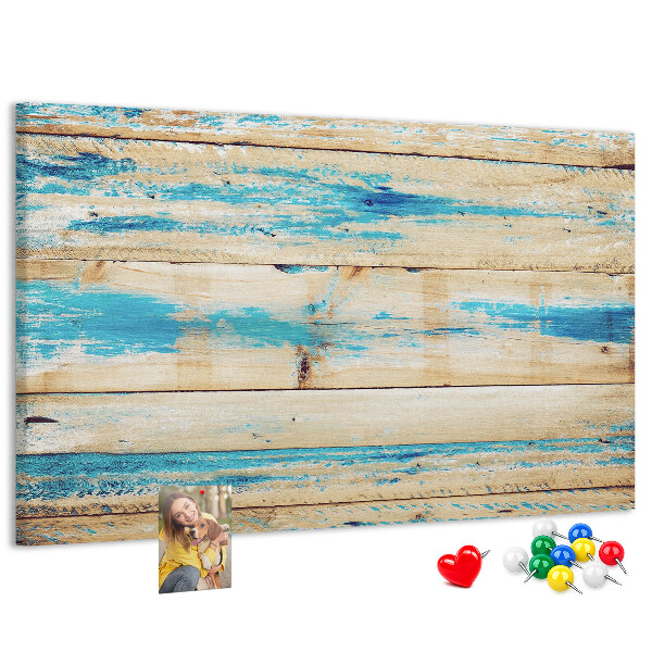 Cork display board Scratched wood