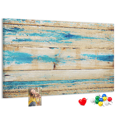 Cork display board Scratched wood