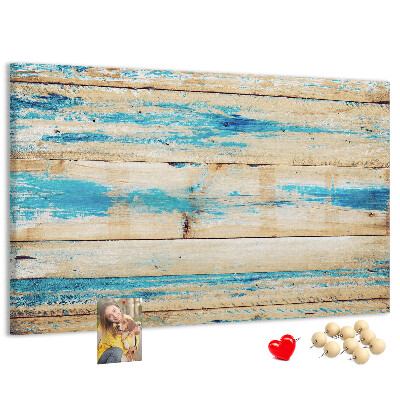 Cork display board Scratched wood