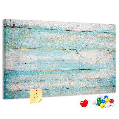 Cork memo board Blue boards