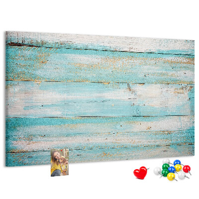 Cork memo board Blue boards