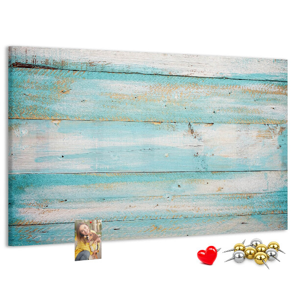 Cork memo board Blue boards