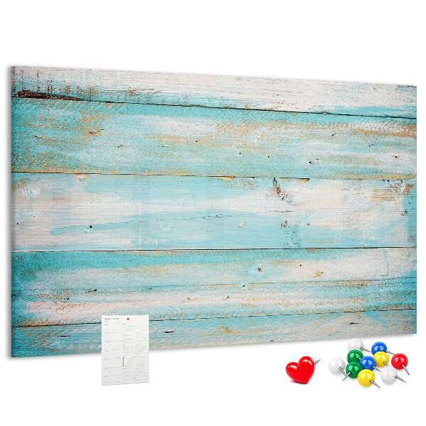 Cork memo board Blue boards