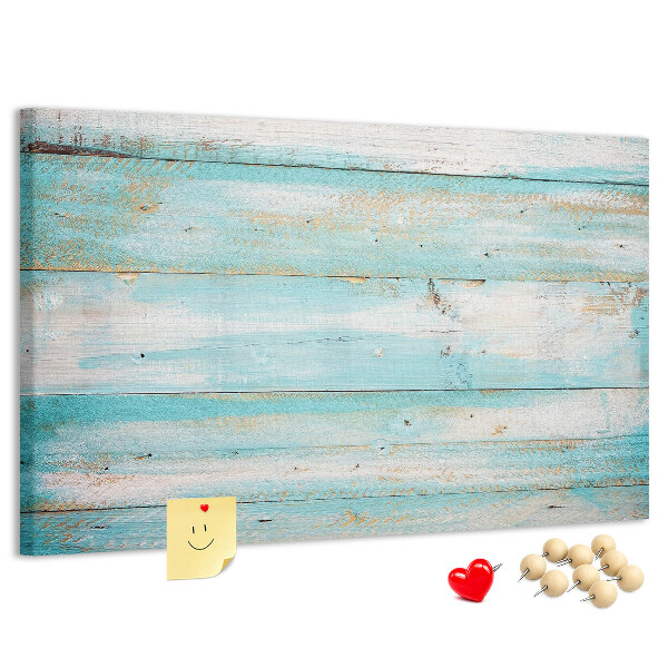 Cork memo board Blue boards