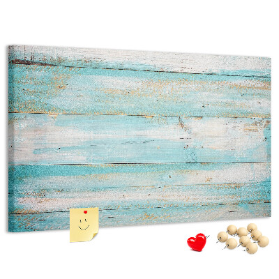 Cork memo board Blue boards