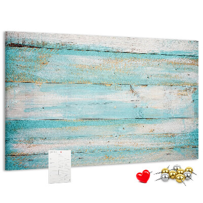 Cork memo board Blue boards