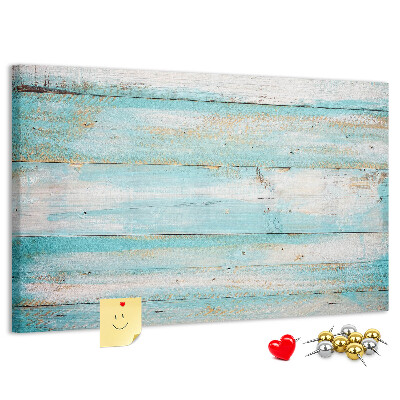 Cork memo board Blue boards