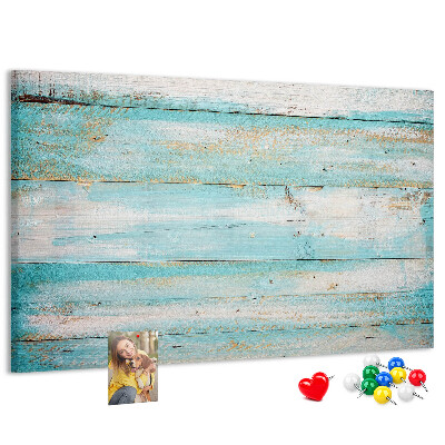 Cork memo board Blue boards